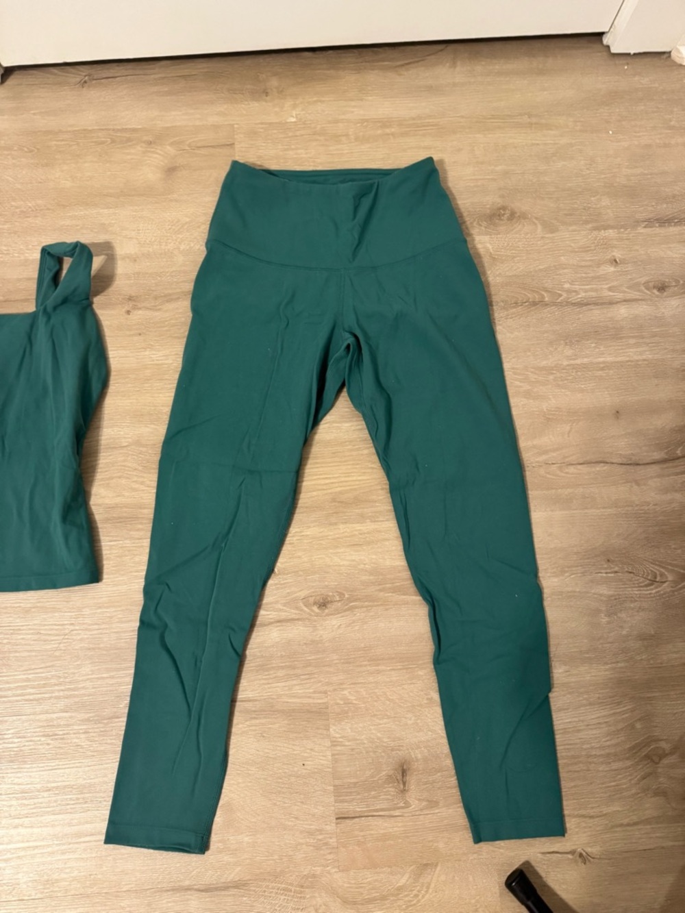 Forest Green High-Waist Leggings